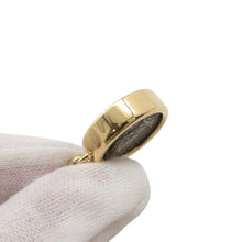 将图像加载到图库查看器中，BVLGARI Ancient Coin Key Chain 18K Yellow Gold
