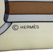 将图像加载到图库查看器中，HERMES Twilly GRAND TRALALA Rose Poudre/Jaune Pale/Gris Pearl Silk100%
