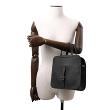 Load image into Gallery viewer, HERMES Halzan Black Taurillon Clemence Size 25
