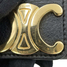 Load image into Gallery viewer, CELINE Teen Victoire ChainShoulder Bag Black116593 Calf Leather
