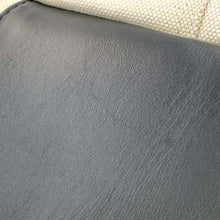 Load image into Gallery viewer, BALENCIAGA Navy Cabas S Natural/Black339933 Canvas Leather Size S
