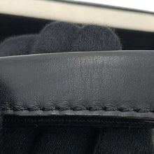Load image into Gallery viewer, BALENCIAGA Navy Cabas S Natural/Black339933 Canvas Leather Size S
