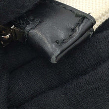 Load image into Gallery viewer, BALENCIAGA Navy Cabas S Natural/Black339933 Canvas Leather Size S

