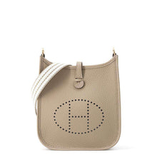 Load image into Gallery viewer, HERMES Evelyne Amazon Long Beige Marfa Taurillon Clemence Size TPM
