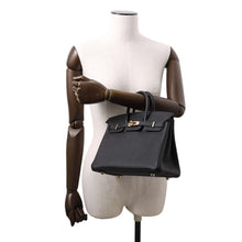 Load image into Gallery viewer, HERMES Birkin Verso Black/Toundra Togo Leather Size 25

