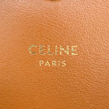 Load image into Gallery viewer, CELINE Triomphe Maillon Chain Wallet Tan10F822CZT PVC
