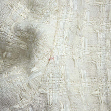 Load image into Gallery viewer, CHANEL CamelliaButton Tweed Jacket Size 36 WhiteP24873 Cotton52% Rayon16% Acryl12% Polyurethane9% Polyester8% Wool 3%
