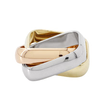Load image into Gallery viewer, CARTIER Trinity Cushion Ring Large Model Size 53/#13B4239900 K18YG K18WG K18PG
