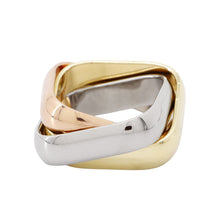 Load image into Gallery viewer, CARTIER Trinity Cushion Ring Large Model Size 53/#13B4239900 K18YG K18WG K18PG
