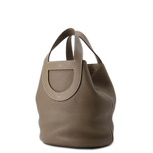 将图像加载到图库查看器中，HERMES in-the-loop Tote Bag Etoupe Taurillon Clemence Swift Leather Size 23
