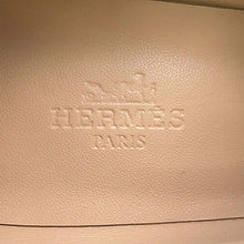 将图像加载到图库查看器中，HERMES Elysee 70 Loafers with Heels White/Beige Leather Size 36
