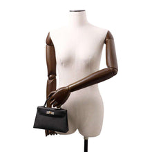 Load image into Gallery viewer, HERMES Mini Kelly Do Black Epsom
