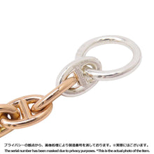 Load image into Gallery viewer, HERMES Chaine d'Ancre Double Tour Bracelet 37 links Size PM SV925 K18PG
