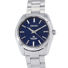 将图像加载到图库查看器中，SEIKO Grand Seiko Mechanical 55th Anniversary Model W42mm Stainless Steel Blue DialSBGR097
