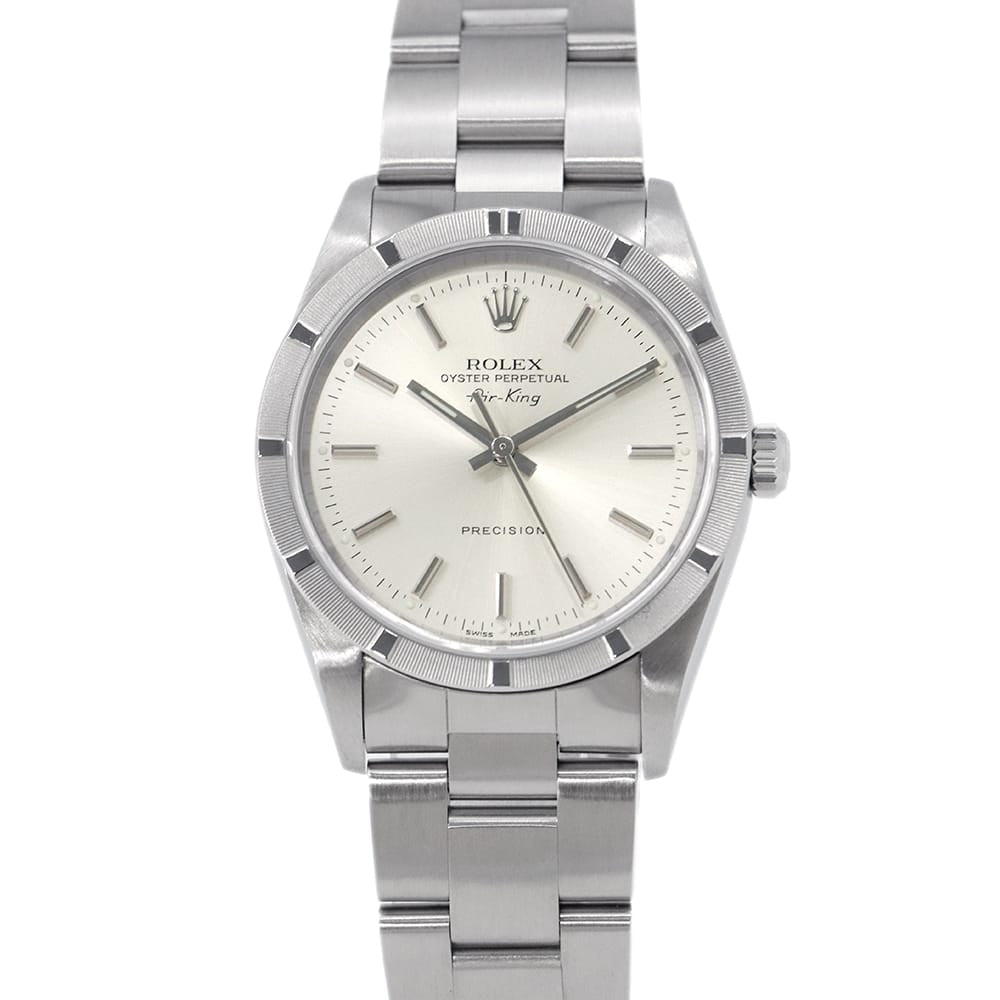 ROLEX Air-King W34mm Stainless Steel Silver Dial14010M