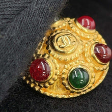 Load image into Gallery viewer, CHANEL Gripoa Button Jacket Size 38 BlackP08277 Wool 100%
