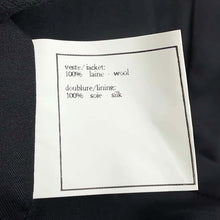 Load image into Gallery viewer, CHANEL Gripoa Button Jacket Size 38 BlackP08277 Wool 100%
