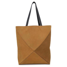 Load image into Gallery viewer, LOEWE Puzzlefold Tote XL Brown suede Size Extra large
