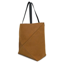 Load image into Gallery viewer, LOEWE Puzzlefold Tote XL Brown suede Size Extra large
