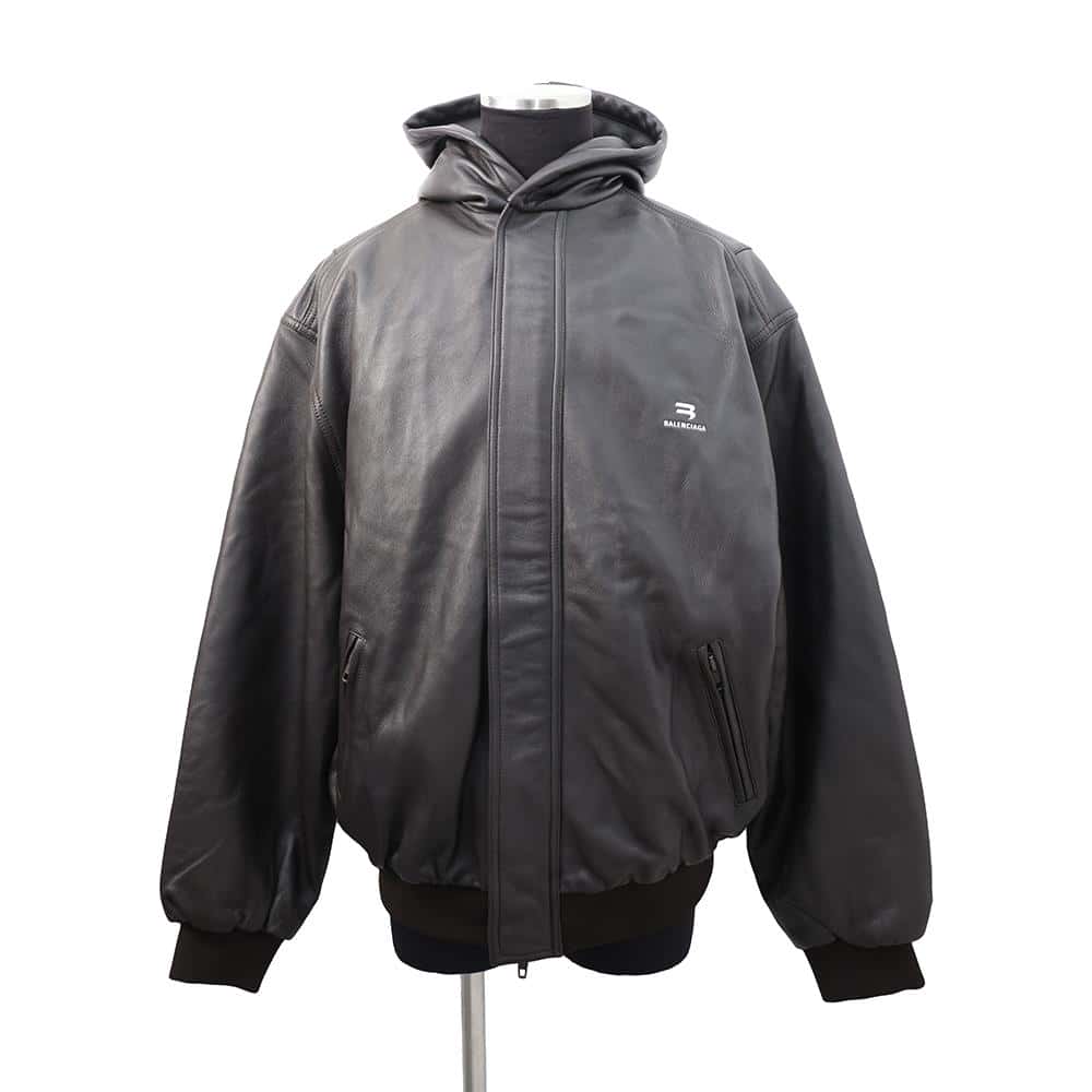 BALENCIAGA Taxi Blouson Size Chronomat 44 Brown719225 Lambskin100%