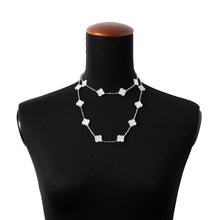 Load image into Gallery viewer, Van Cleef &amp; Arpels Vintage Alhambra long necklace 20 motifsVCARF48800 18K White Gold
