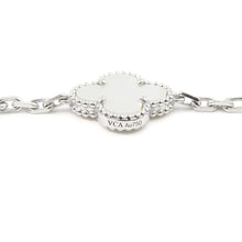 将图像加载到图库查看器中，Van Cleef &amp; Arpels Vintage Alhambra long necklace 20 motifsVCARF48800 18K White Gold
