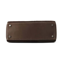 将图像加载到图库查看器中，HERMES Kelly Retourne Ebene/Chocolat Troika Evercalf Leather Size 28
