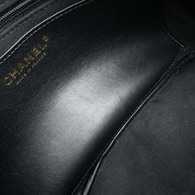 Load image into Gallery viewer, CHANEL Matelasse Bowling 2WAY Handbag Black Calf Leather
