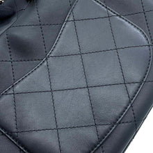 Load image into Gallery viewer, CHANEL Matelasse Bowling 2WAY Handbag Black Calf Leather
