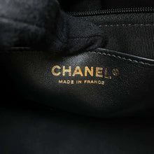 Load image into Gallery viewer, CHANEL Matelasse Bowling 2WAY Handbag Black Calf Leather

