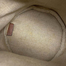 Load image into Gallery viewer, CELINE Teen Drawstring Handbag White/Black/Brown196532EFY Cotton Calf Leather
