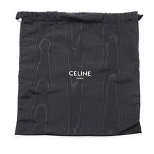 Load image into Gallery viewer, CELINE Teen Drawstring Handbag White/Black/Brown196532EFY Cotton Calf Leather
