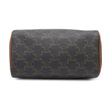 Load image into Gallery viewer, CELINE Triomphe Boston Tan197582 PVC Coated Canvas Leather Size Small

