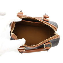 Load image into Gallery viewer, CELINE Triomphe Boston Tan197582 PVC Coated Canvas Leather Size Small
