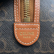 Load image into Gallery viewer, CELINE Triomphe Boston Tan197582 PVC Coated Canvas Leather Size Small
