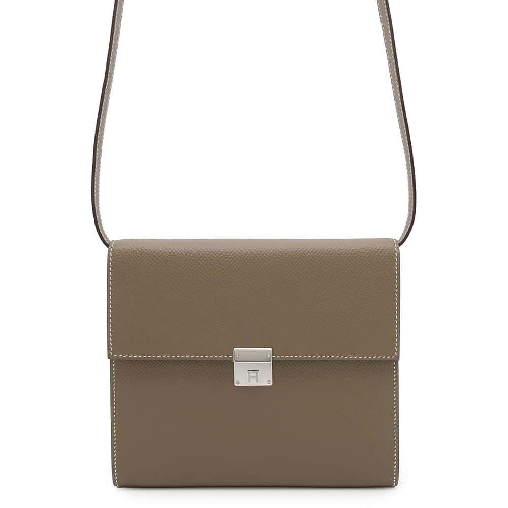 HERMES Clic16 Etoupe Epsom
