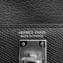 将图像加载到图库查看器中，HERMES Kelly Disorder Black Epsom Size 20

