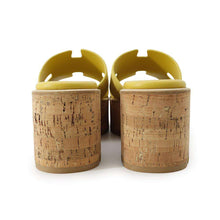 Load image into Gallery viewer, HERMES Eze Sandals Jaune Imperial Chevre Veroa Size 35
