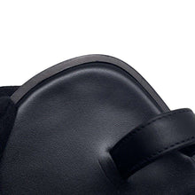 Load image into Gallery viewer, HERMES Harmony Sandals Black Calf Leather Size 35
