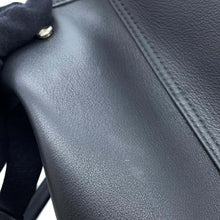 Load image into Gallery viewer, BALENCIAGA Navy Kabas Black339933 Leather Size S
