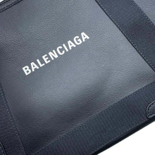 Load image into Gallery viewer, BALENCIAGA Navy Kabas Black339933 Leather Size S

