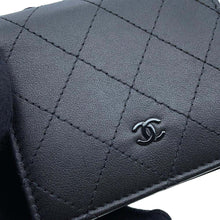 Load image into Gallery viewer, CHANEL Matelasse Small Wallet BlackAP4381 Leather
