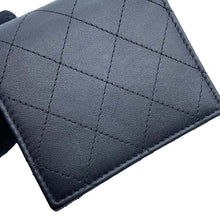 Load image into Gallery viewer, CHANEL Matelasse Small Wallet BlackAP4381 Leather
