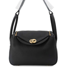 Load image into Gallery viewer, HERMES Lindy Black Taurillon Clemence Size 26

