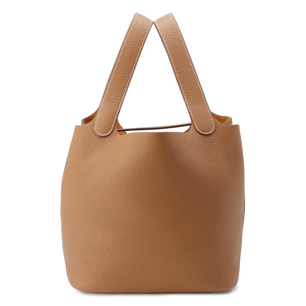 HERMES Picotin Lock Gold Taurillon Clemence Size MM