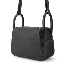 Load image into Gallery viewer, HERMES Lindy Black Taurillon Clemence Size Mini
