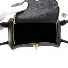 Load image into Gallery viewer, HERMES Lindy Black Taurillon Clemence Size Mini
