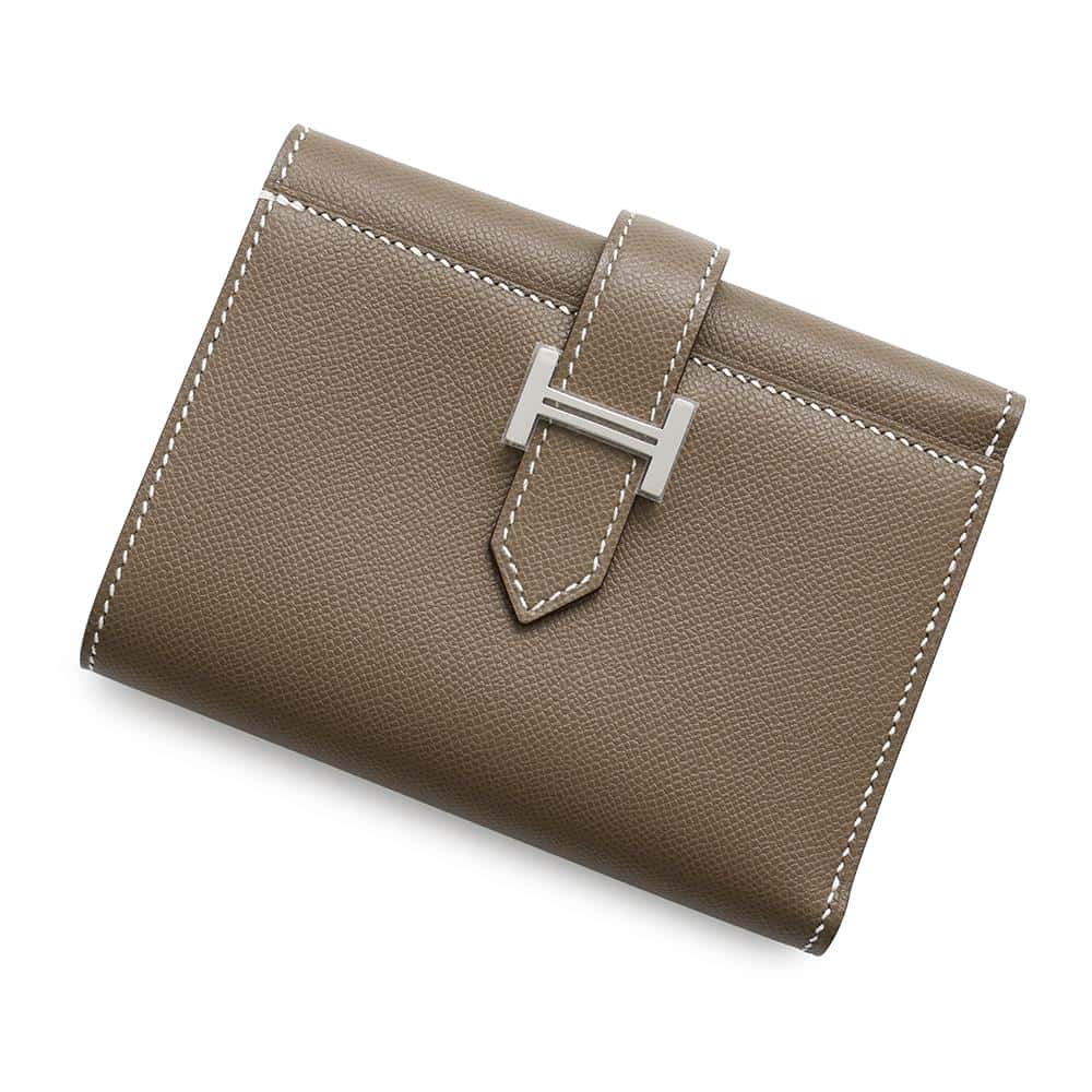 HERMES Bean combine Etoupe Veau Madame