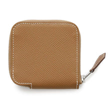 Load image into Gallery viewer, HERMES Azap compact silk in Gold Epsom
