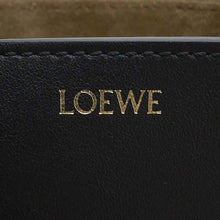 将图像加载到图库查看器中，LOEWE Puzzlefold 2WAY Tote Bag BlackA657V25X01 Leather Size Mini
